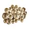 Gold Aluminum Modern Wall Decor, 43" x 4" x 29"